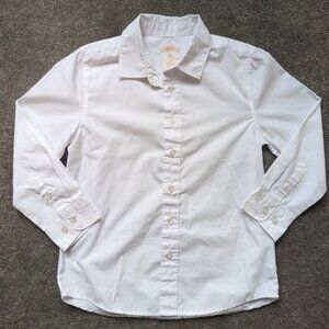 Joe Fresh Modern Tailor Boy's White Dress Shirt, Size 6-7, Classic Style
